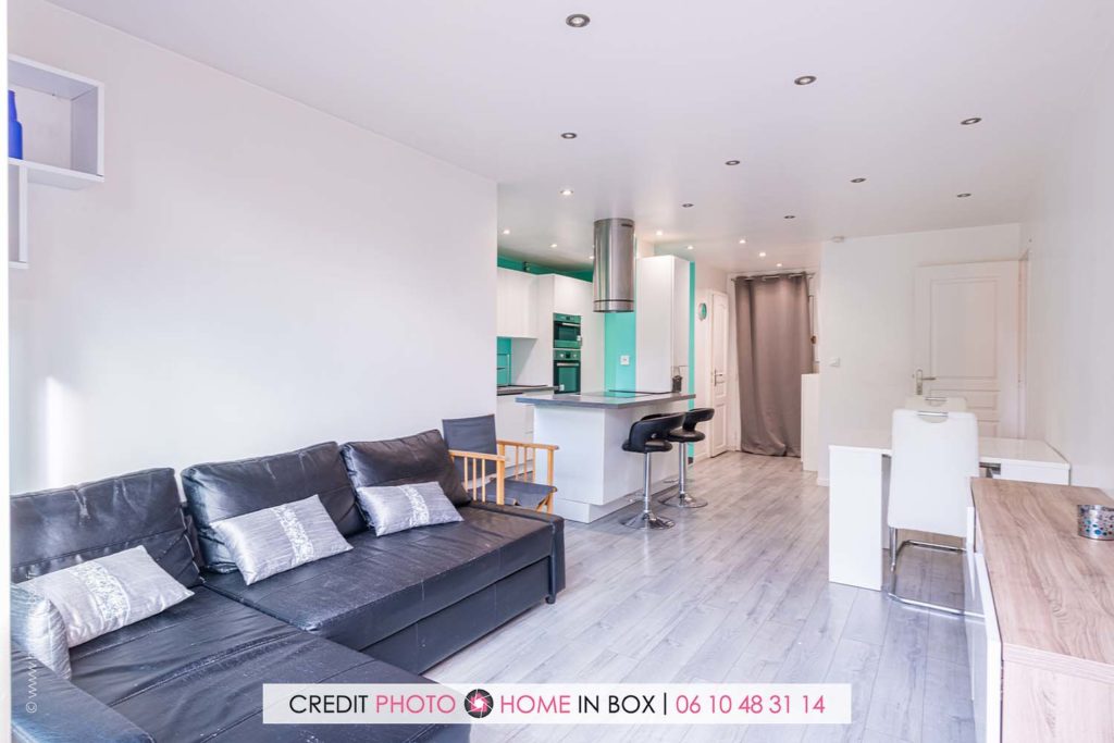 Shooting Photo Immobilier par Home in Box : Reportage en Ile de France | Shooting de la Semaine au coeur d'un appartement convivial et fonctionnel à Créteil.