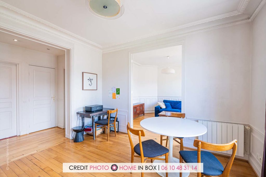 Shooting Photo Immobilier par Home in Box : Reportage en Ile de France | Shooting de la Semaine au coeur d'un appartement convivial et fonctionnel à Asnières.